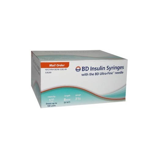 BD Insulin Syringes, Packaging Type : Box
