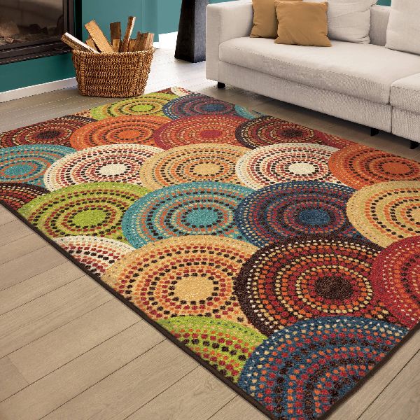 Designer Rugs, for Home, Hotel, etc., Size : 200 X 136 Cm