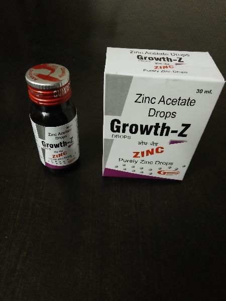 Zinc Acetate Drops, Grade : Medicine Grade