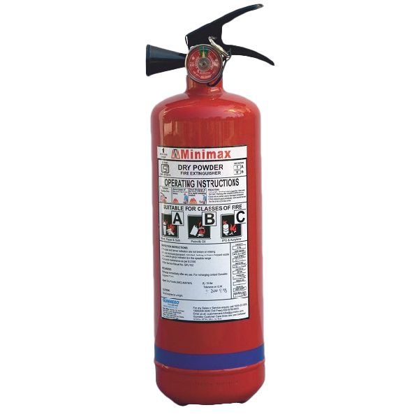 ABC Stored Pressure Fire Extinguisher, Certification IS156832006 at