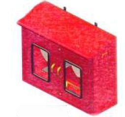 Double Door Fire Hose Box