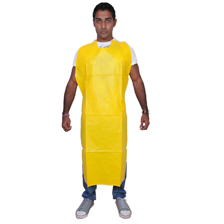 PVC Apron Yellow ( Ordinary )