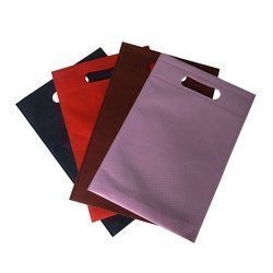 Rectangular Non Woven D Cut Bags, for Packaging, Shopping, Pattern : Plain