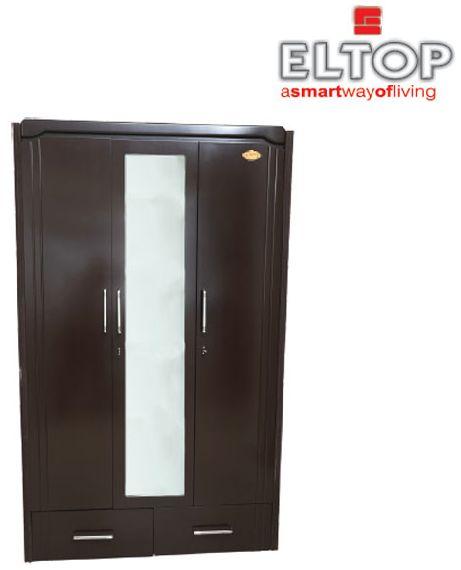 3 Door Wooden Wardrobe, Size : 78 x 47 x 210 cm