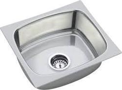 Single Bowl Stainless Steel Kitchen Sink, Color : Silver