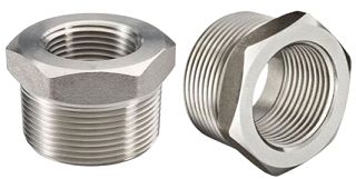 Metal Hex Reducing Coupling, Color : Gray