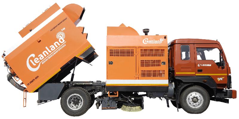 Cleanland Truck Road Sweeper Manufacturer, Certification : ISO 9001:2008 Certified
