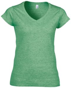 Ladies Slim Fit T-Shirt, Pattern : Plain, Printed