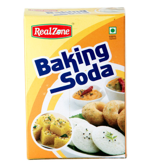 Realzone Baking Soda, for Food, Form : Powder