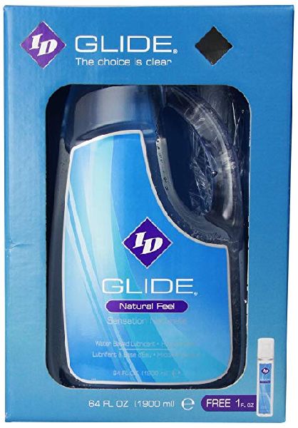 ID Glide Personal Water Based Lubricant, 64-Ounce Bottle