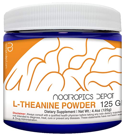 L-Theanine Powder 125 Grams | Promotes Relaxation | Supports Healthy Stress Levels + Sleep Cycles |