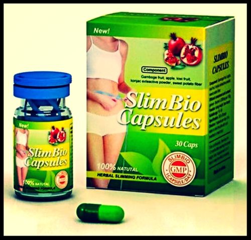 Slim Bio %100 Natural Herbal Slimming Capsules Safe Diet Losing Weight Pills