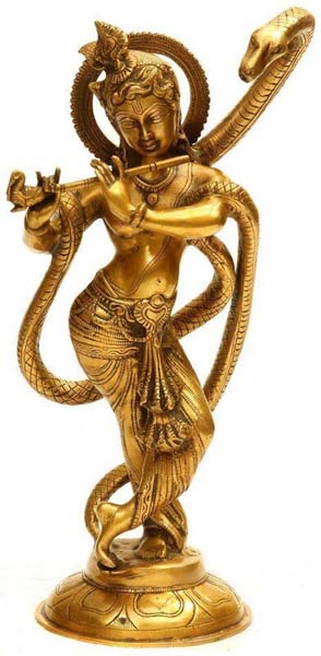 Brass Krishna Statue, Packaging Type : Carton Box