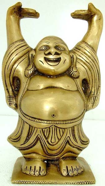 Brass Laughing Buddha Statue, Feature : Elegant Design, Stylish Trendy