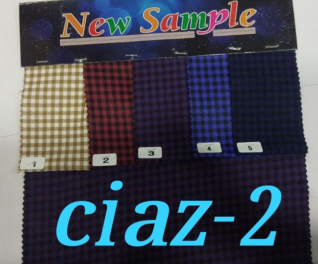 Cotton Ciaz-2 Plain Fabric, Technics : Woven