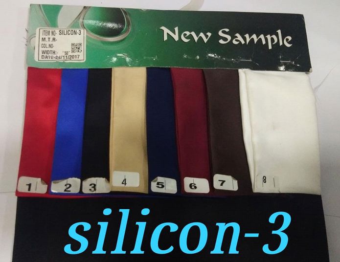 Polyester Silicon fabric, for Garments, Blazer, Jacket Coat Making, Roll Length : 100