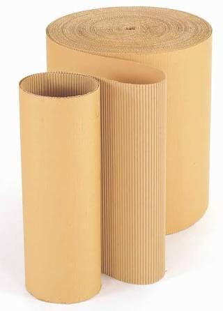 Brown Corrugated Paper Rolls