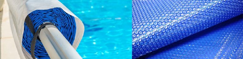 Bubble solar pool covers