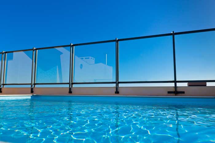 Safety Pool Glass/Mesh Fence