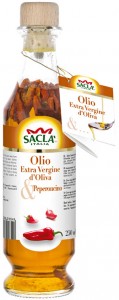virgin olive oil with chilli pepper