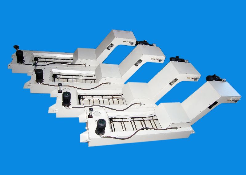 Mild Steel Powder Coated Chip Conveyors, Packaging Type : Wooden Box