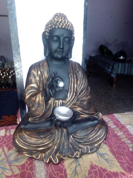 Reasin Polished Lord Buddha Statue, for Home, Office, Shop, Size : Multi Sizes
