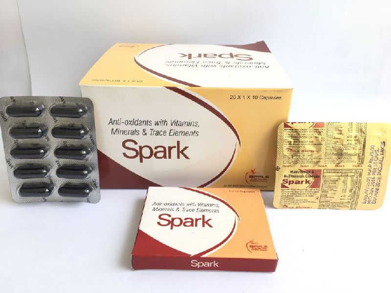 SPARK Nicotinamide Capsule, Packaging Type : 20*10