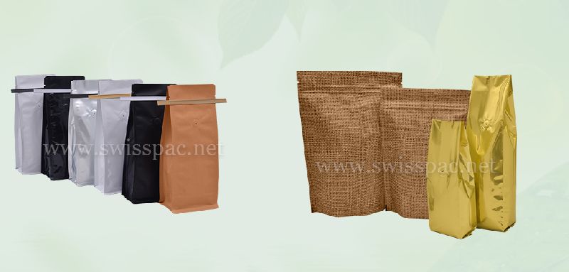 Stock Coffee Bags With Valve