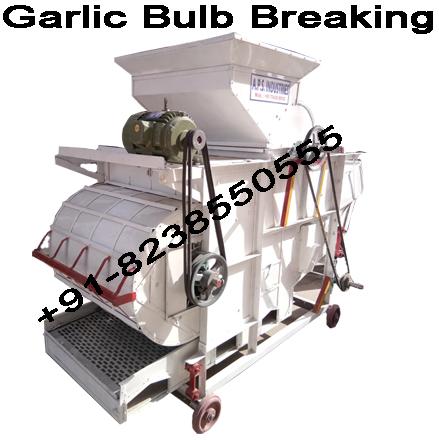 garlic bulb breaking machine
