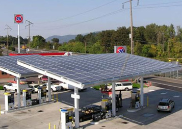 Solar Powered Petrol Pumps