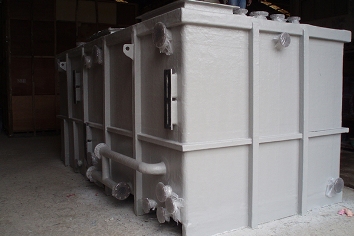 FRP Square Tank, for Chemical Storage, Storage Use