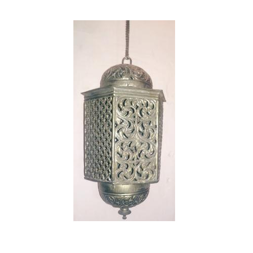 Six Side Antique Brass Lamp