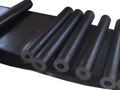 Calendered rubber sheets