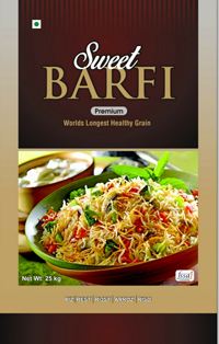 Sweet Barfi Basmati Rice