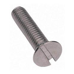 Steel Fasteners CSK Slotted Screw