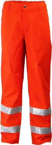 Trousers with reflective tape