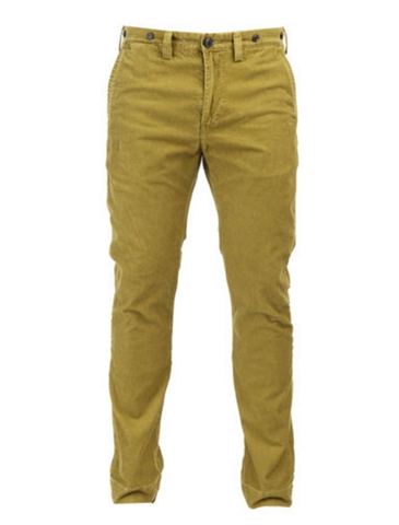 Yellow Slim Fit Chino Trousers