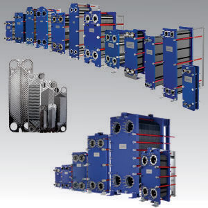 Plate heat exchanger machine