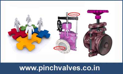 GEAR OPERATED PINCH VALVES