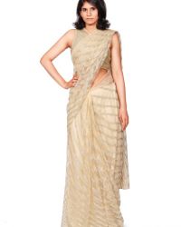 sequence embroidered saree