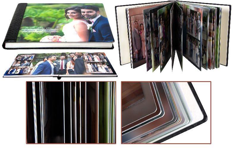 Digital Flushmount Albums, Cover Material : Acryllic or Glass