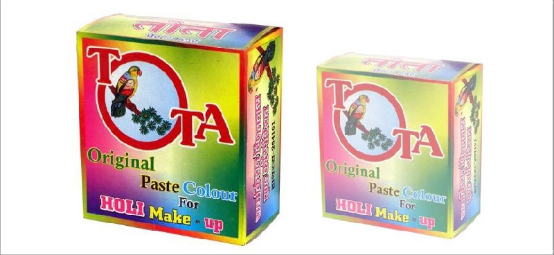 Holi Colour Paste, Packaging Type : Box, Carton