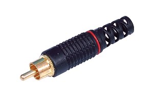 RCA Gold Male Connector