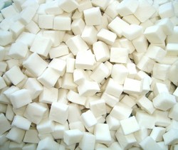 Frozen Coconut Chunks Meat, Packaging Size : 200 Grams to 20Kg bulk bags.