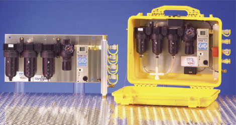 Fully Portable Compressed Air Detection System
