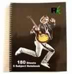 180 SHEETS FIVE SUBJECT COLLEGE RULED NOTEBOOK