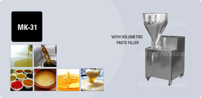 Filling Machine with paste pump for filling pastes