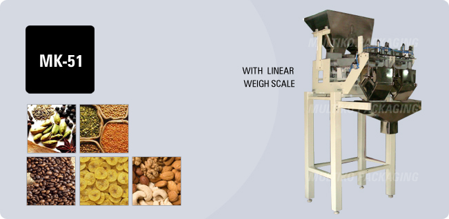 Semi-Automatic linear Weigh scale filling Machine