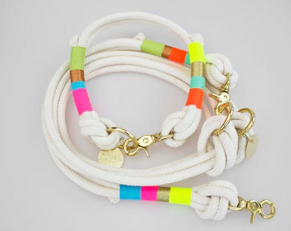 Rainbow Lovers Rope Collar