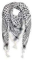 men arabic pattern work long scarves